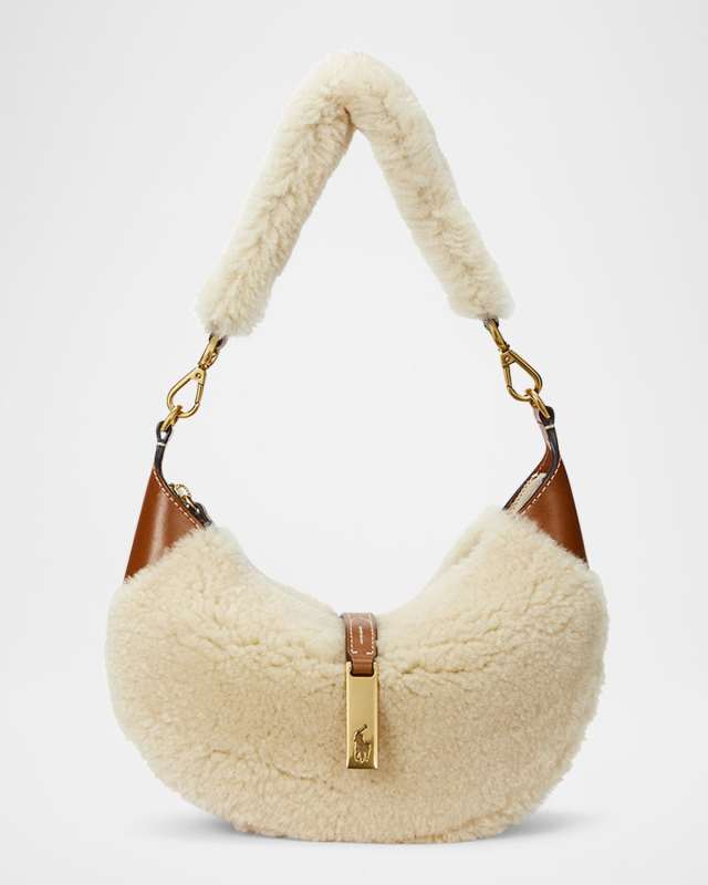 Polo ID Mini Shearling Shoulder Bag