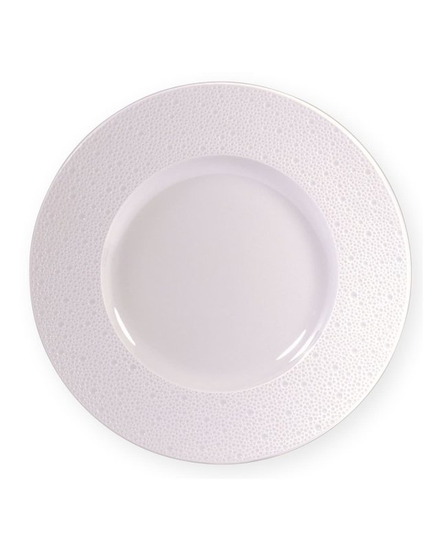 Ecume White Service Plate