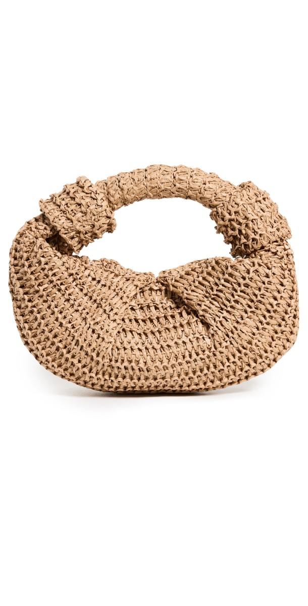 SIMONMILLER Raffia Lopsy Bag Natural