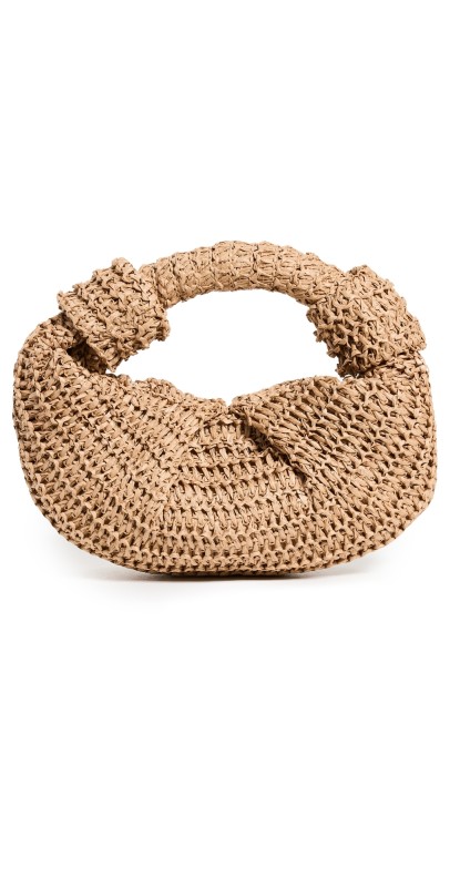 SIMONMILLER Raffia Lopsy Bag Natural