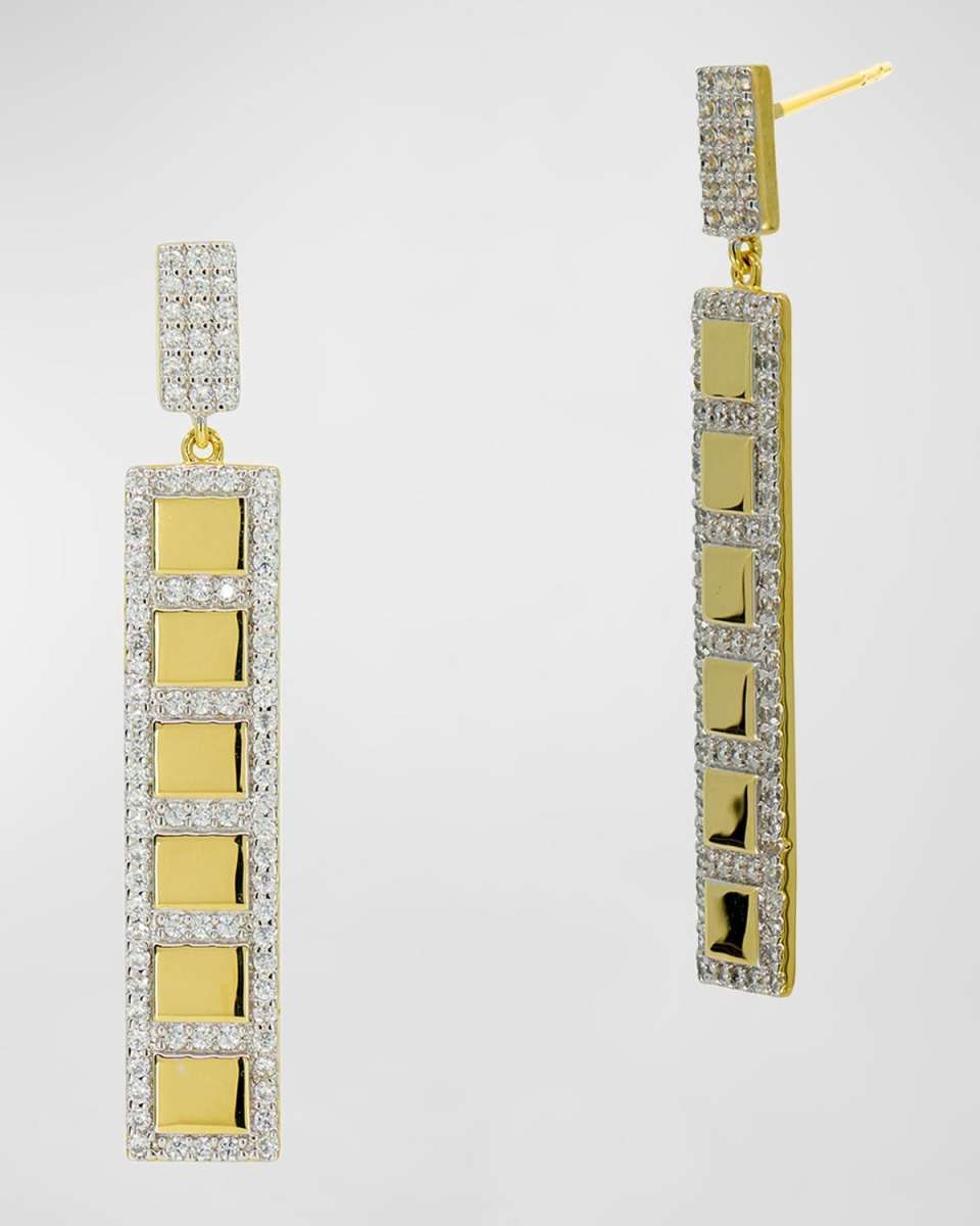 Illuminating Rectangular Earrings