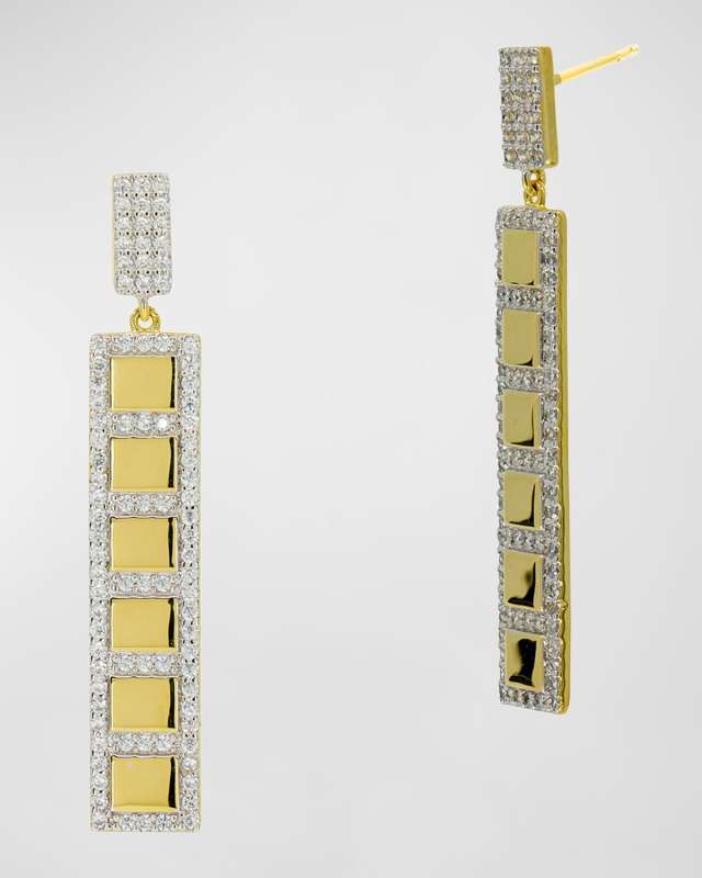 Illuminating Rectangular Earrings