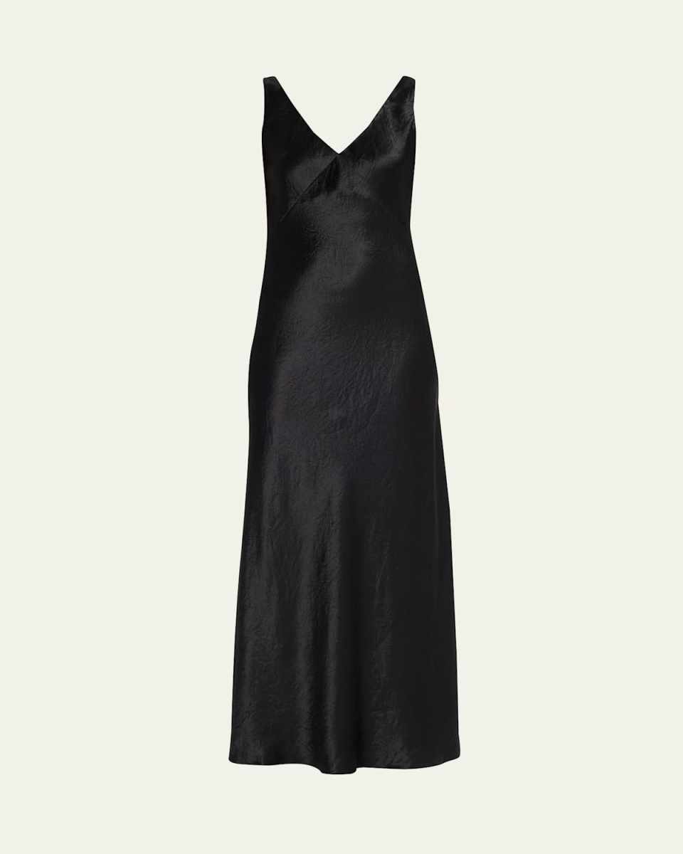 Sleeveless V-Neck Maxi Slip Dress