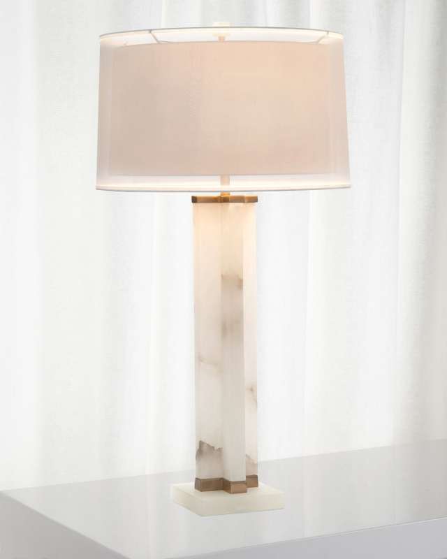 Alabaster Cross Table Lamp
