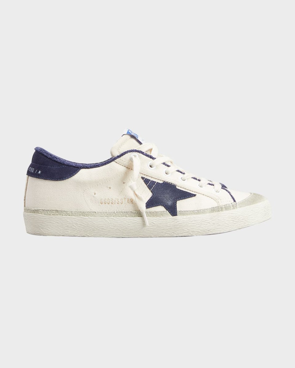 Superstar Suede Nylon Low-Top Sneakers