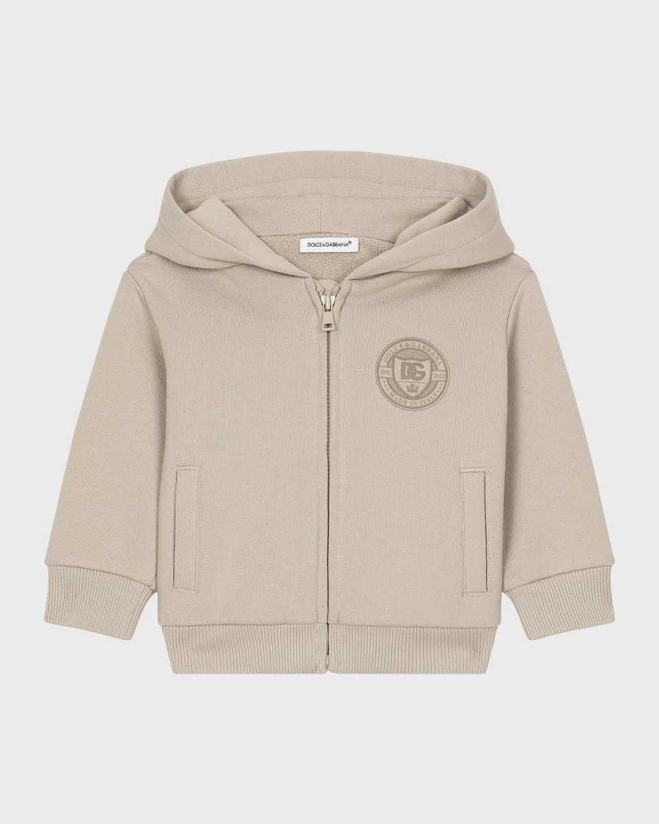 Boy's Hoodie W/ Logo-Stamp, Size 12M-30