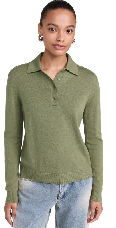 OGD One Grey Day Laguna Merino Polo Sage