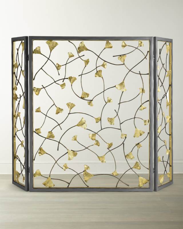 Golden Ginkgo Firescreen