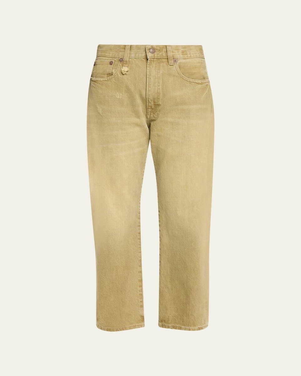 Boyfriend Straight Cropped Jeans