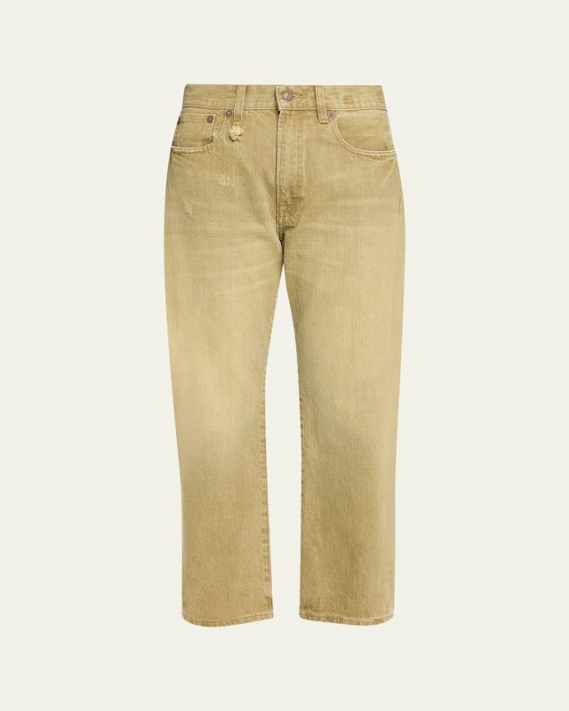 Boyfriend Straight Cropped Jeans