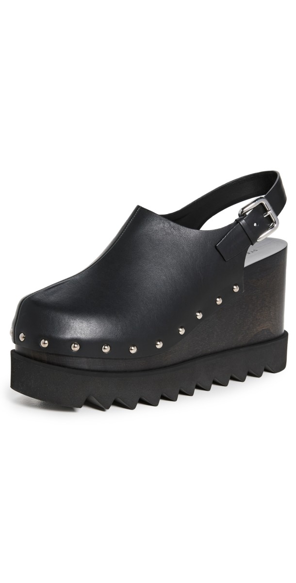 Stella McCartney Elyse Mat Clogs Black