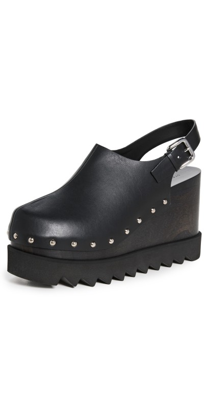 Stella McCartney Elyse Mat Clogs Black
