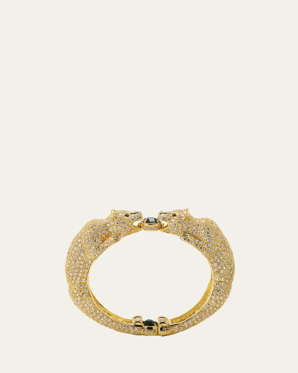 Double Tiger Embellished Bracelet