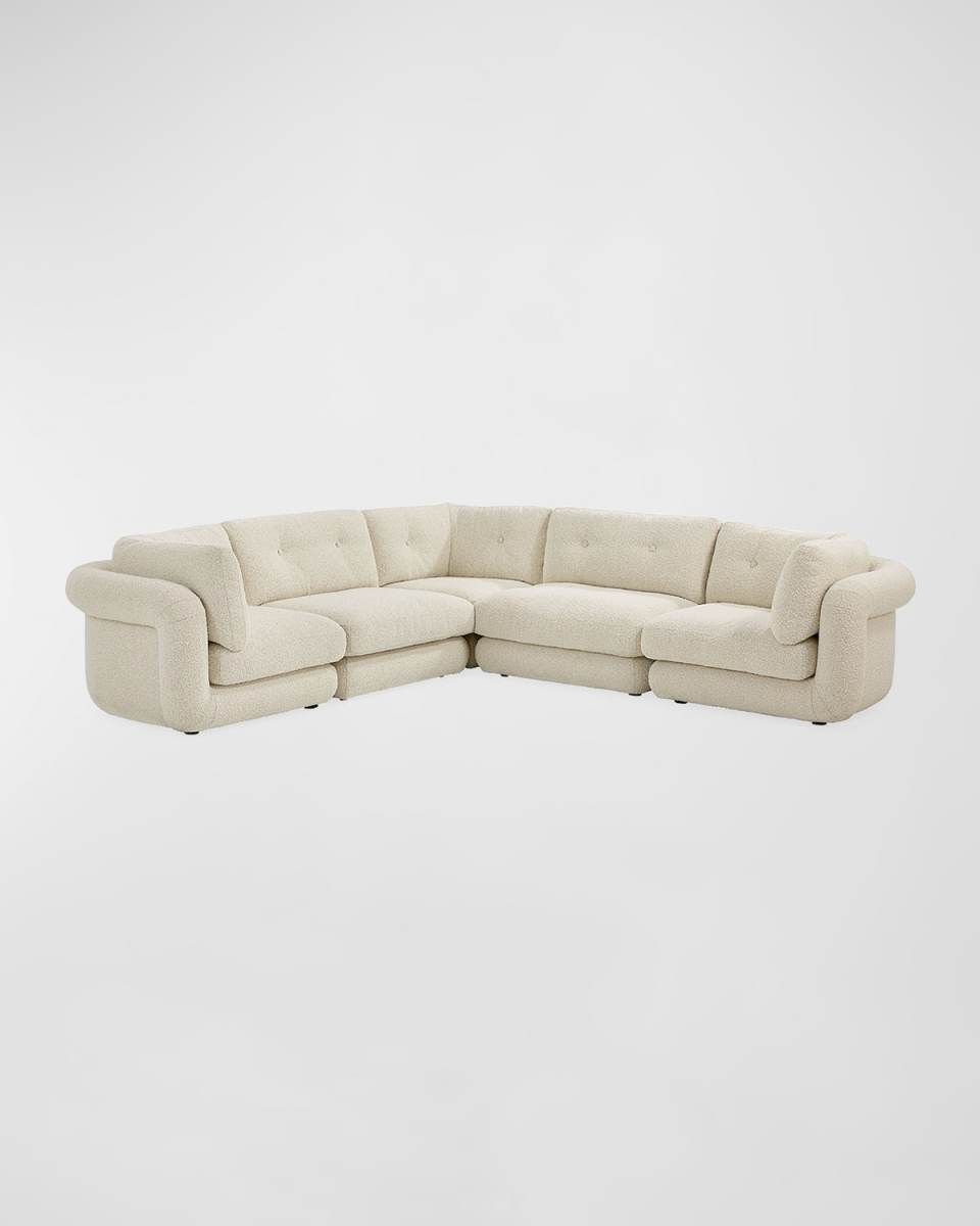 Pompidou Modular 5-Piece Sectional