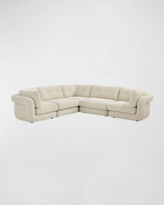 Pompidou Modular 5-Piece Sectional