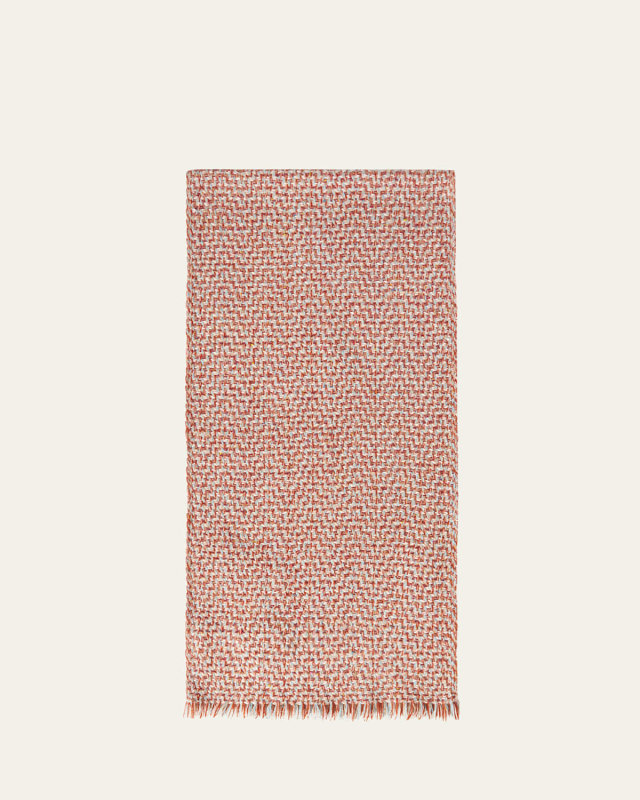 Chevron Tweed Coarse Cashmere Scarf