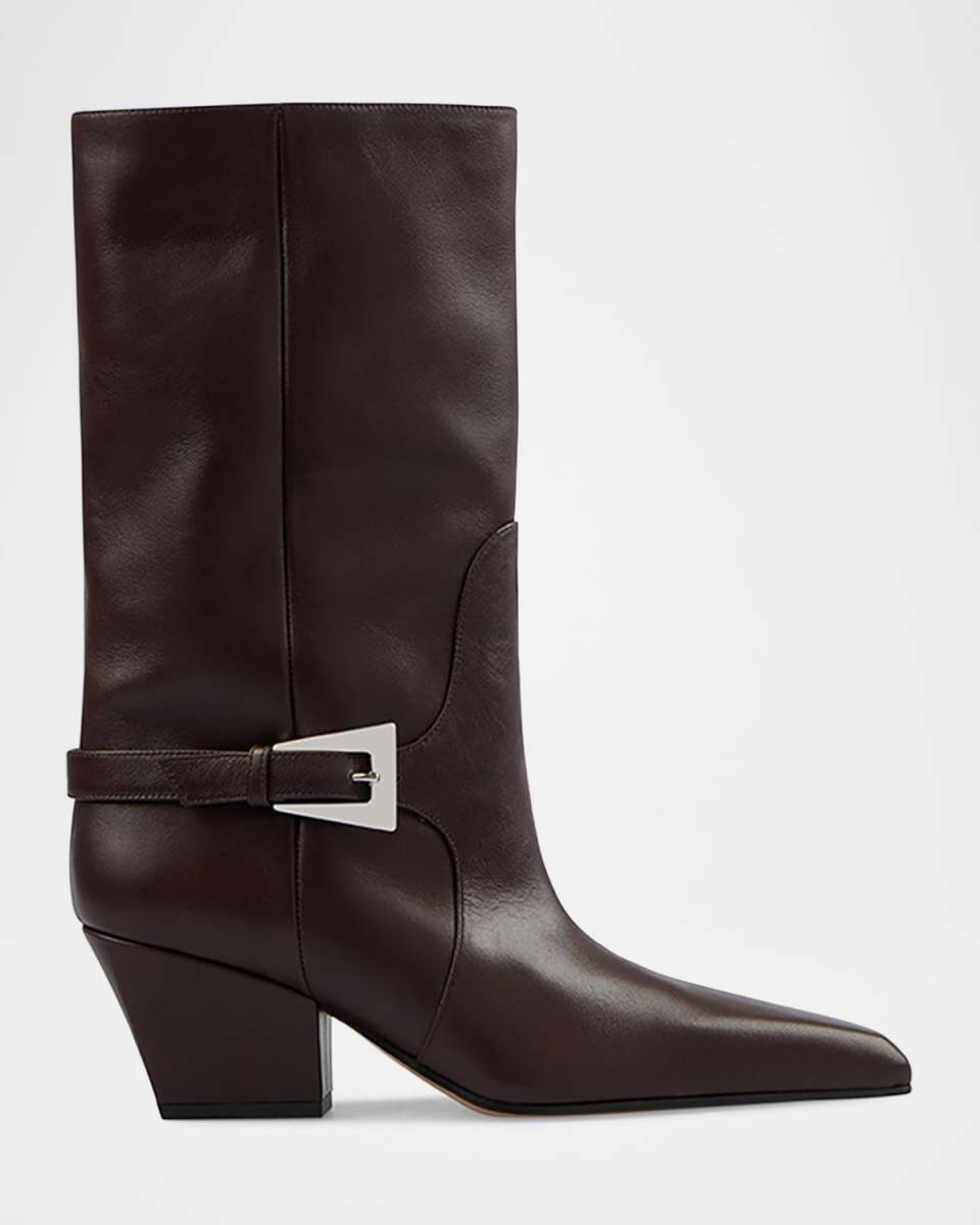 Jane Buckle Midcalf Western Boot