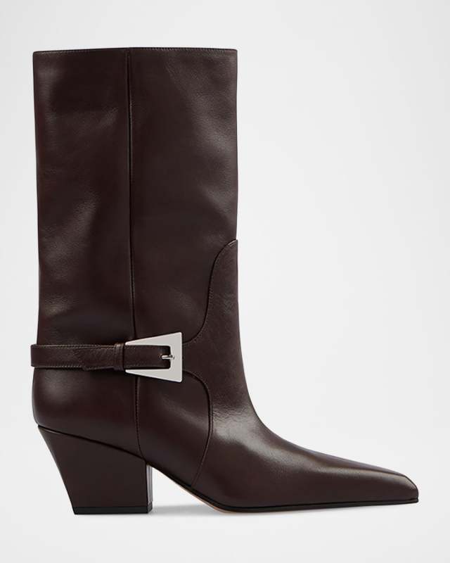 Jane Buckle Midcalf Western Boot