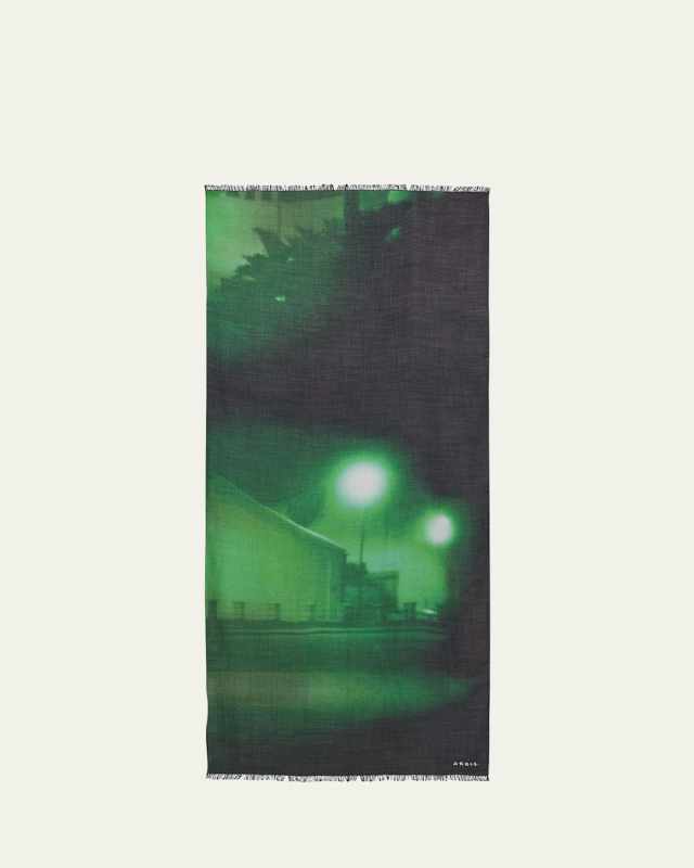 The Night Series Cashmere-Silk Scarf
