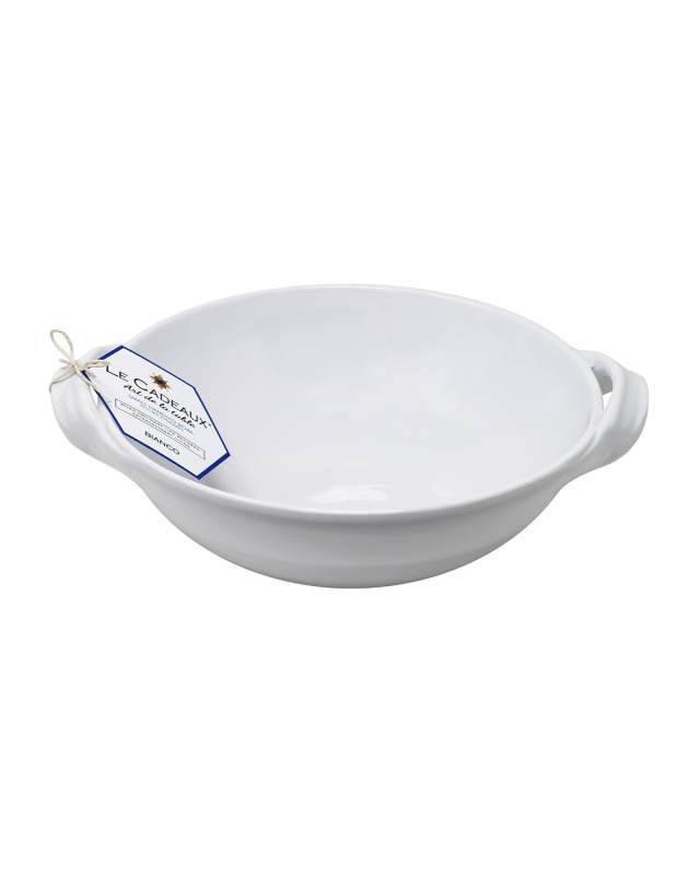 Bianco Small Handled Bowl, 9.25"