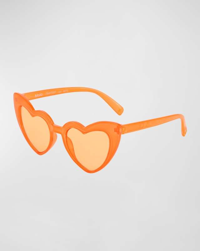 Girl's Sana Heart-Shaped Sunglasses