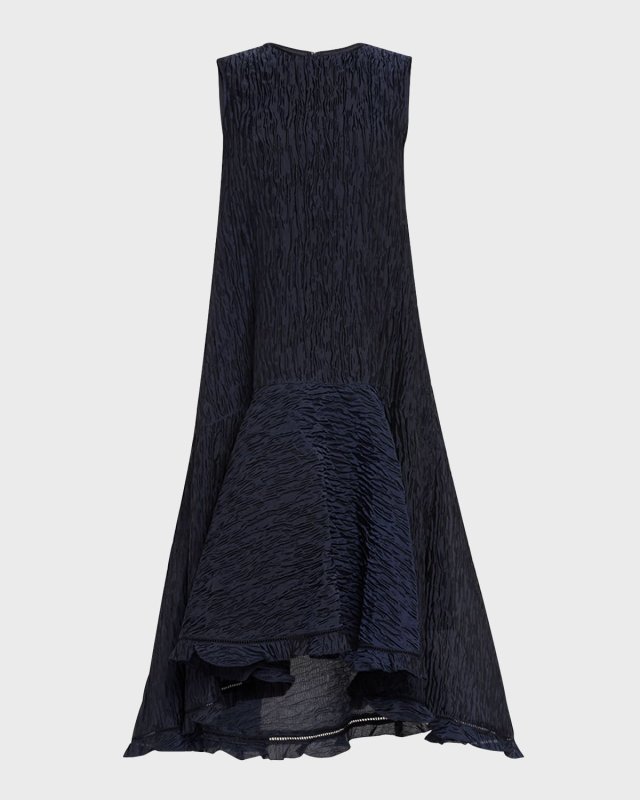 Sera Crinkle High-Low Dress
