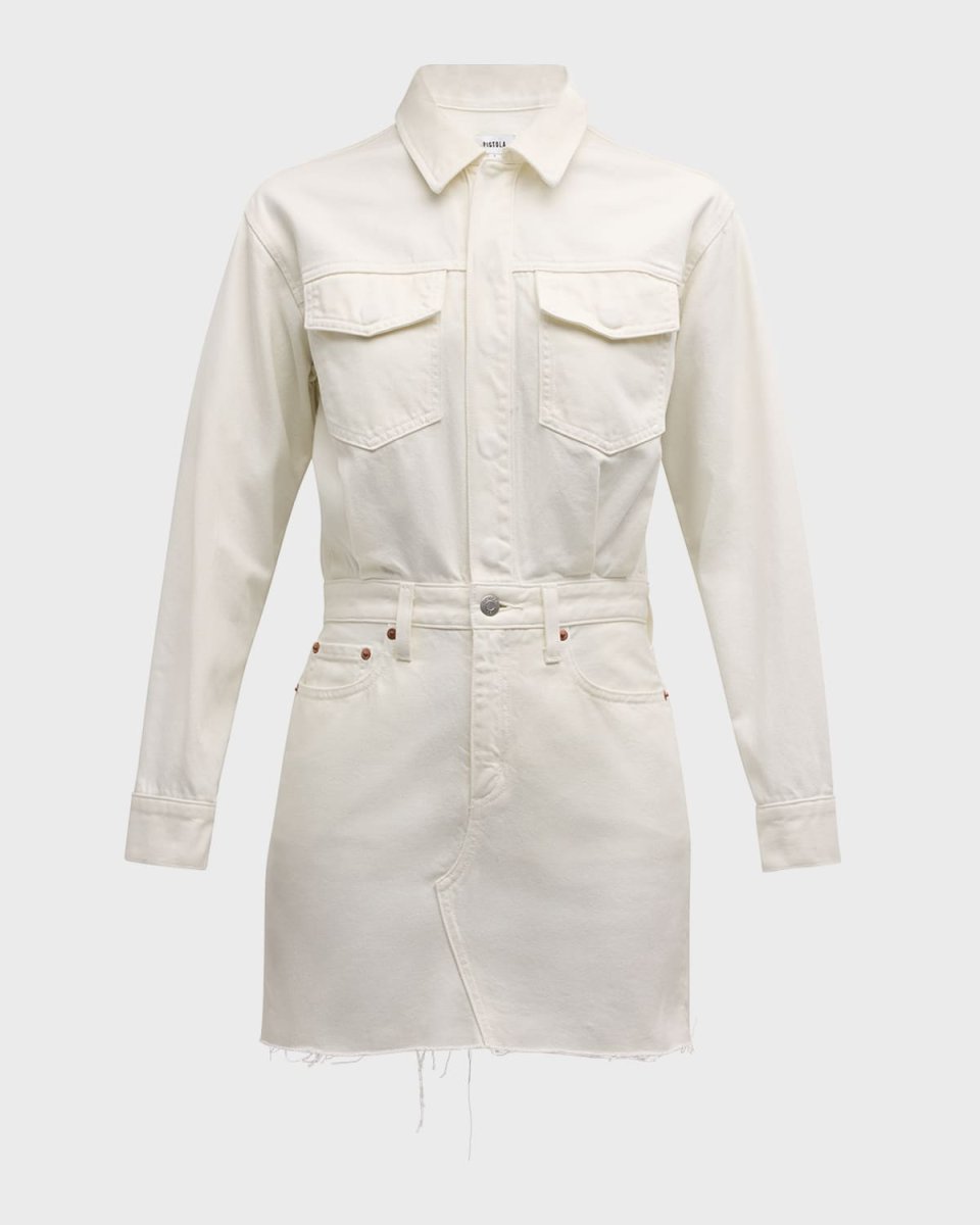 Nina Mini Denim Shirtdress