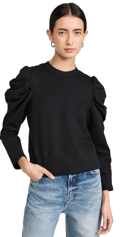 Sold Out NYC The Just Enough Puff Sweatshirt Black