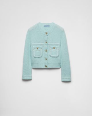 PRADA knitted wool cardigan