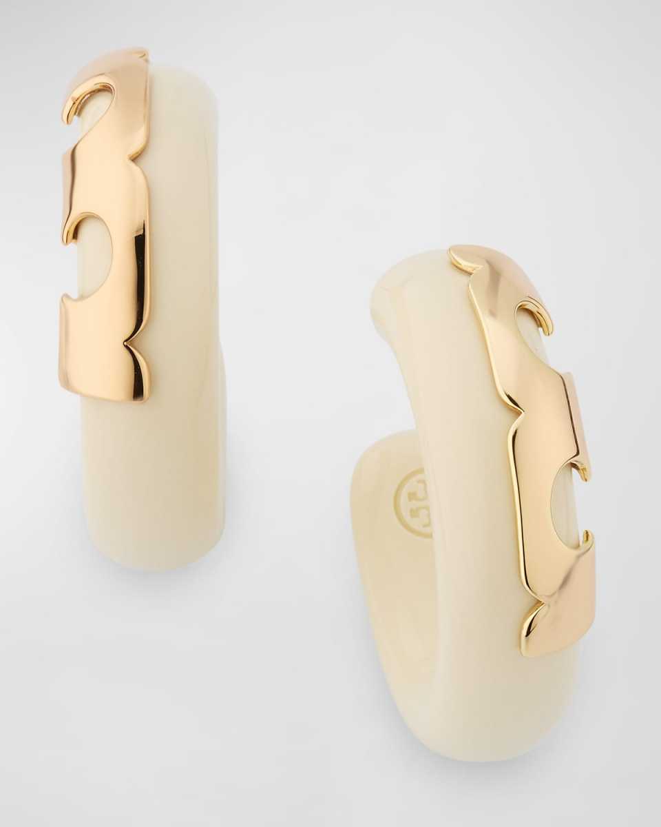 Resin Hoop Earrings