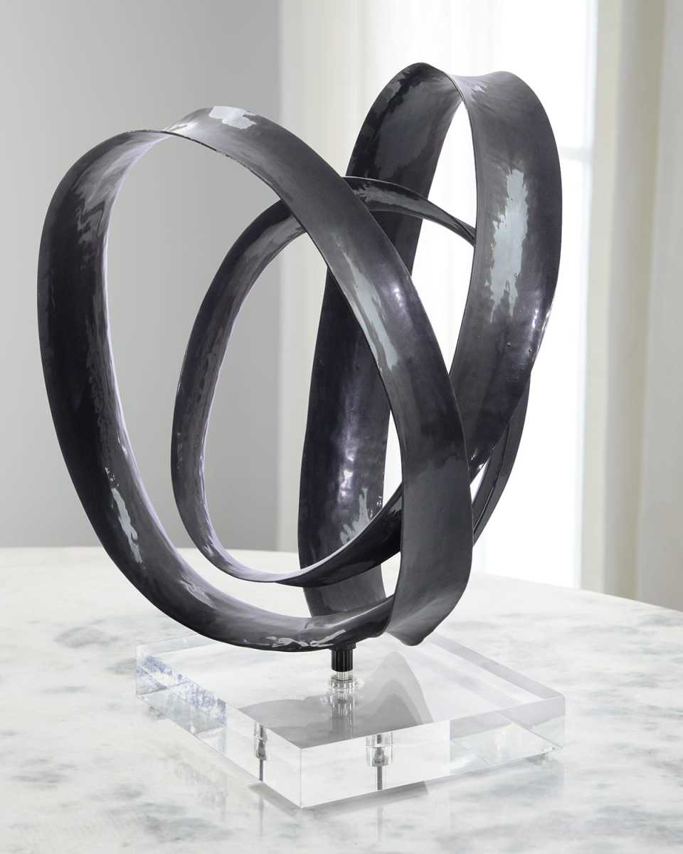 Coil Sculpture on Acrylic