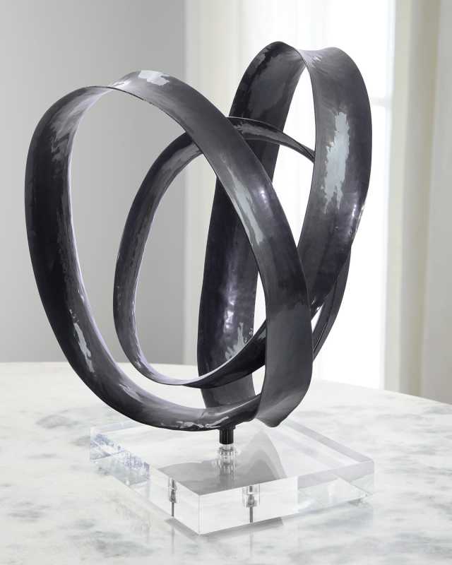 Coil Sculpture on Acrylic