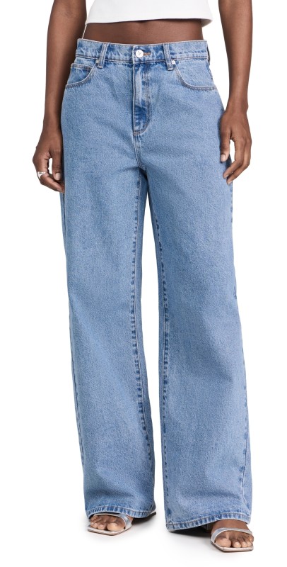 ABRAND 95 Super Baggy Gigi Jeans Mid Blue