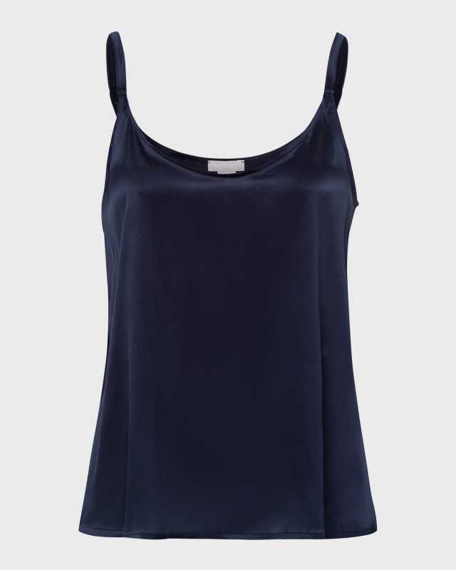 Grand Central Scoop-Neck Silk Cami
