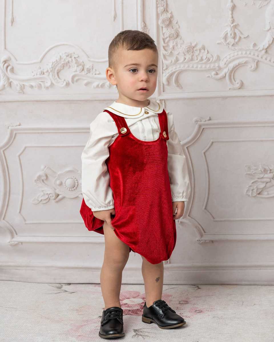 Boy's Victor Romper & Shirt Set, Size 3M-