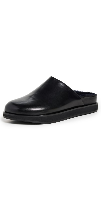 Wandler Vera Slides Black/Shearling - 5374
