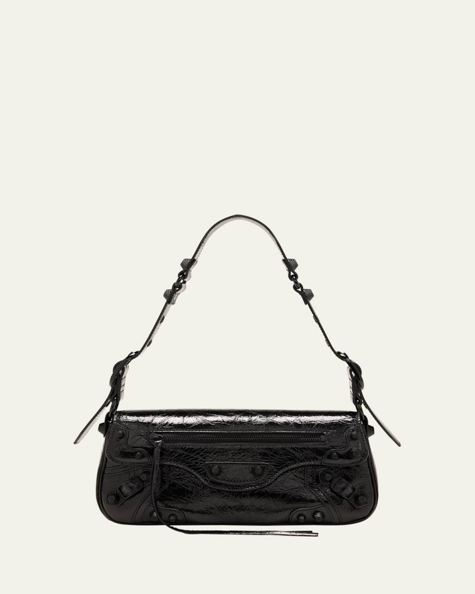 Le Cagole Small Sling Varnished Shoulder Bag