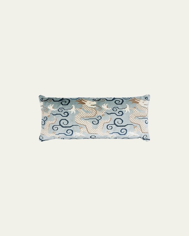 Bixi Velvet Lumbar Pillow