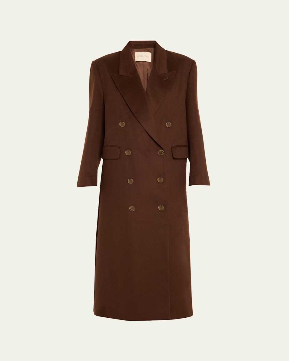 Lilli Double-Breasted Cashmere Coat