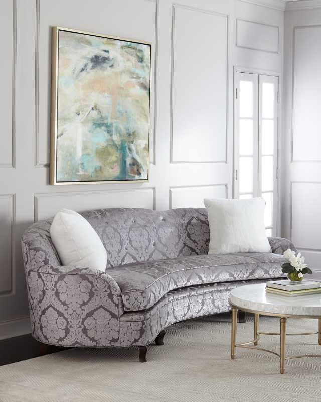 L'Amour Damask Sofa 118"