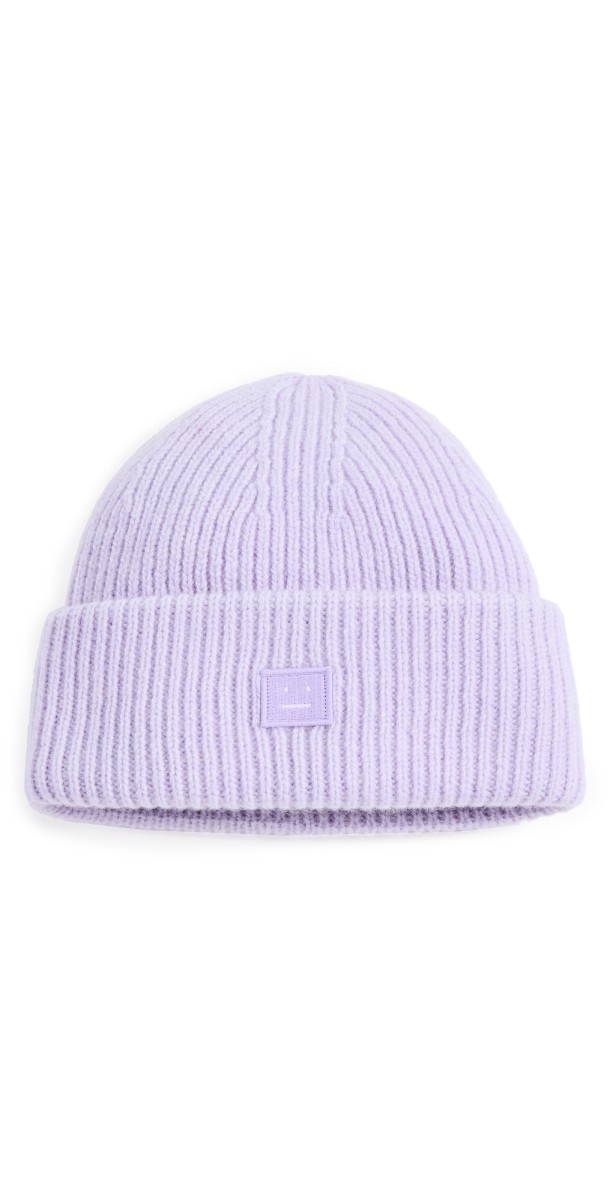Acne Studios Knit Beanie Purple Melange
