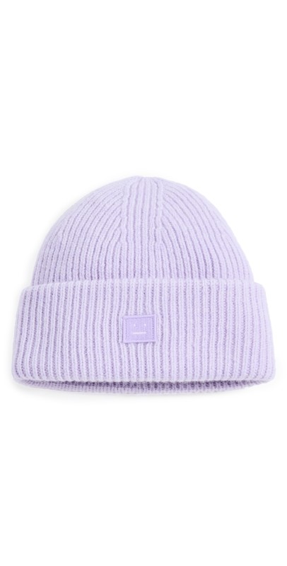 Acne Studios Knit Beanie Purple Melange