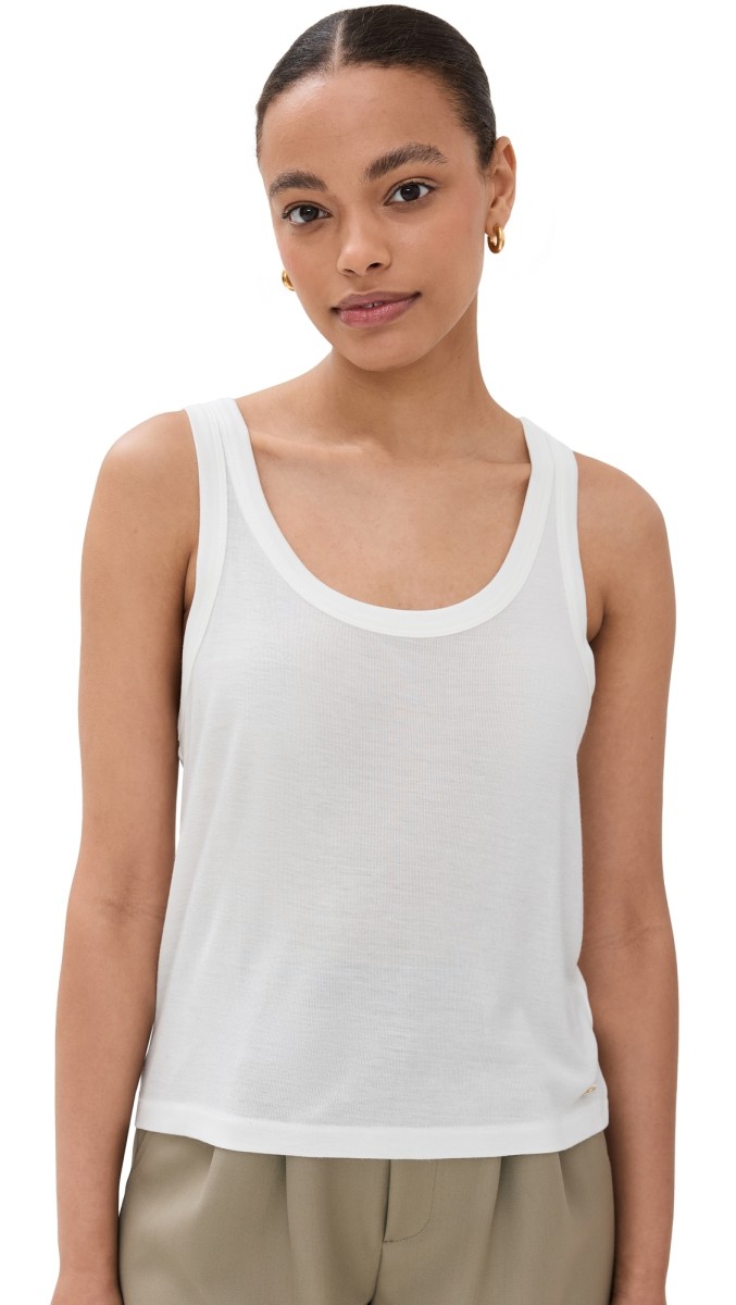 ANINE BING Cashmere Blend Brine Tank Off White