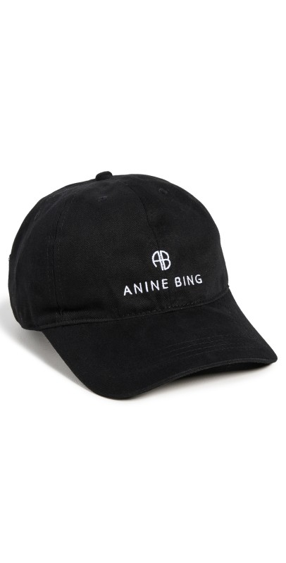 ANINE BING Jeremy Baseball Cap Black