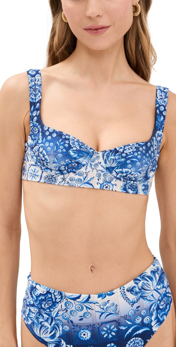 Agua Bendita Balena Azure Top Multicolor