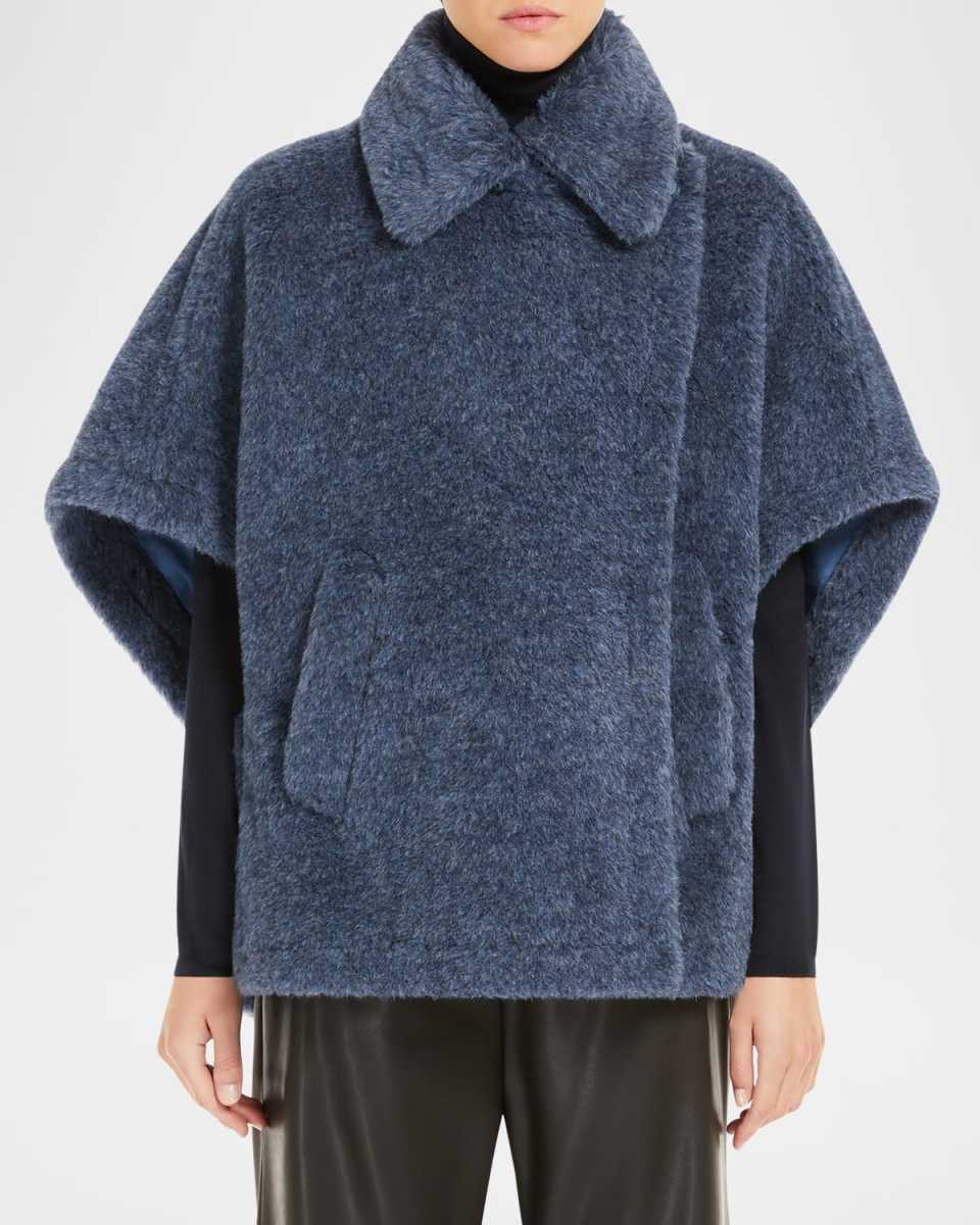 Tebe Wool-Blend Cape