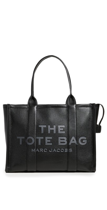 Marc Jacobs The Leather Large Tote Bag Black