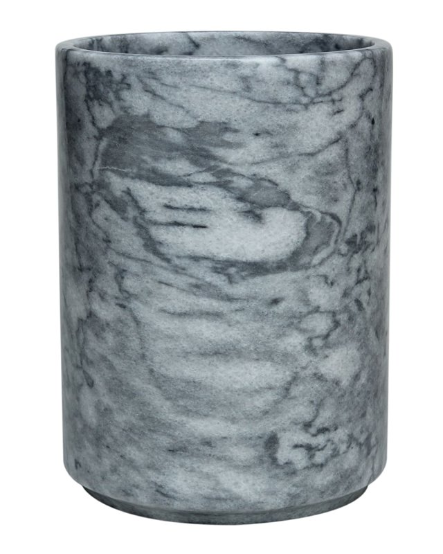 Eris Collection Cloud Gray Wastebasket with Liner