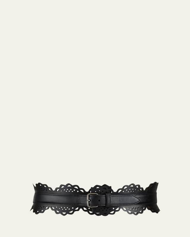 Thin Openwork Corset Belt