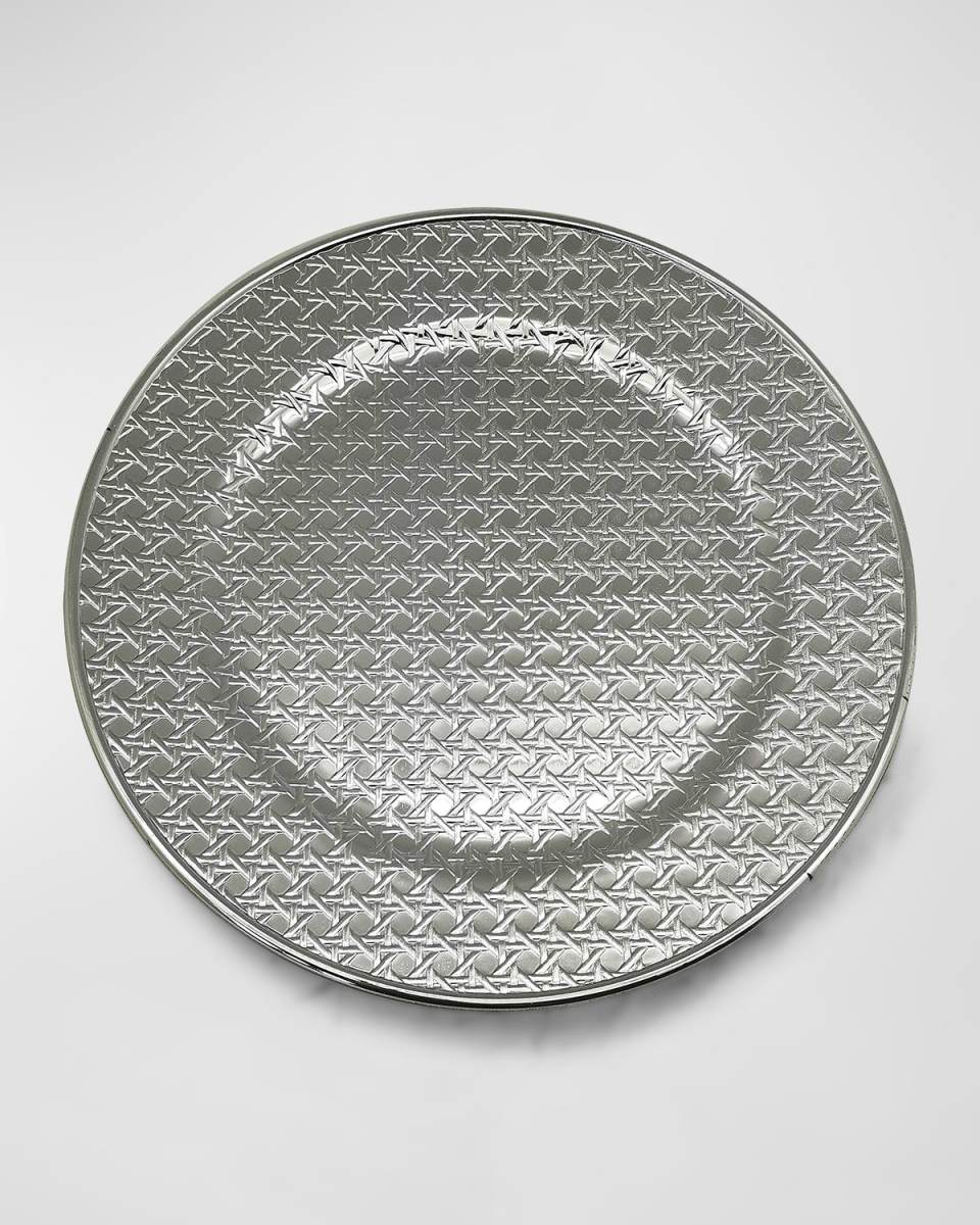 Impressions Electroplated Charger Plates, Set of 4